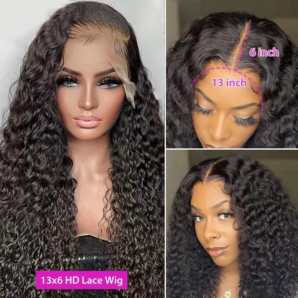 Cheap Deep Curly Wave Short Bob Wig Human Hair Hd Full Lace Front Wig Vendor Raw Indian Virgin Lace Frontal Wig For Black Women