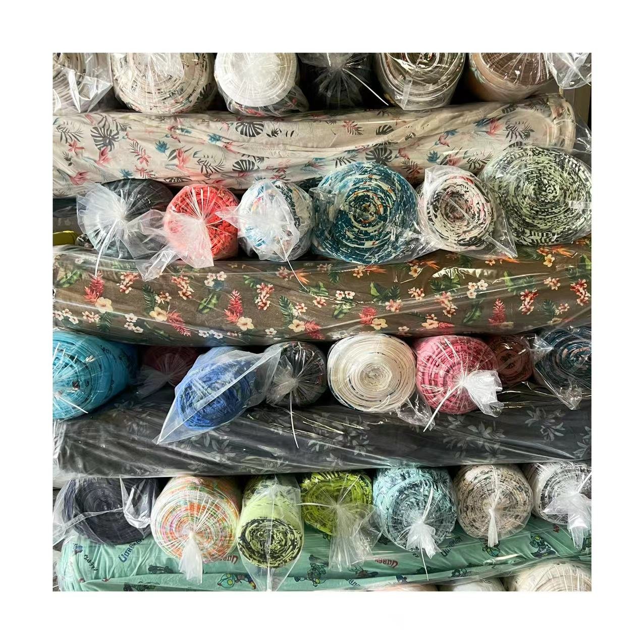 Manufacturers Direct Stock DTY Microfibre Printed Brushed Clothing Fabric 100% Polyester Printed for women's printed fabric