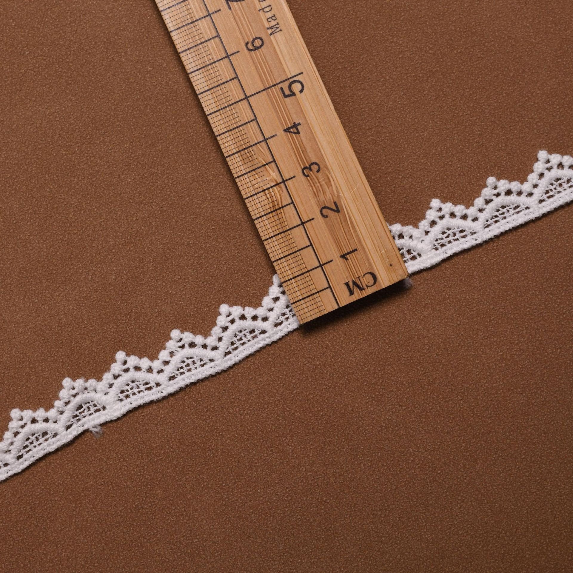 Wholesale white black Polyester Embroidery tassel fringe Lace Trim Fabric for Dress Embroidery Water Soluble Laces