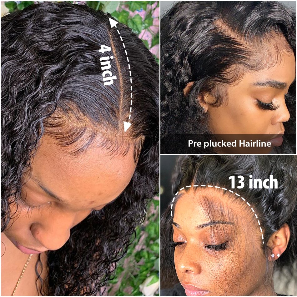 Wholesale 100% Human Hair Lace Front Wig, Raw Cuticle Aligned Hair Wig Full 13x4 Hd Transparent Lace Frontal Wig For Black Women