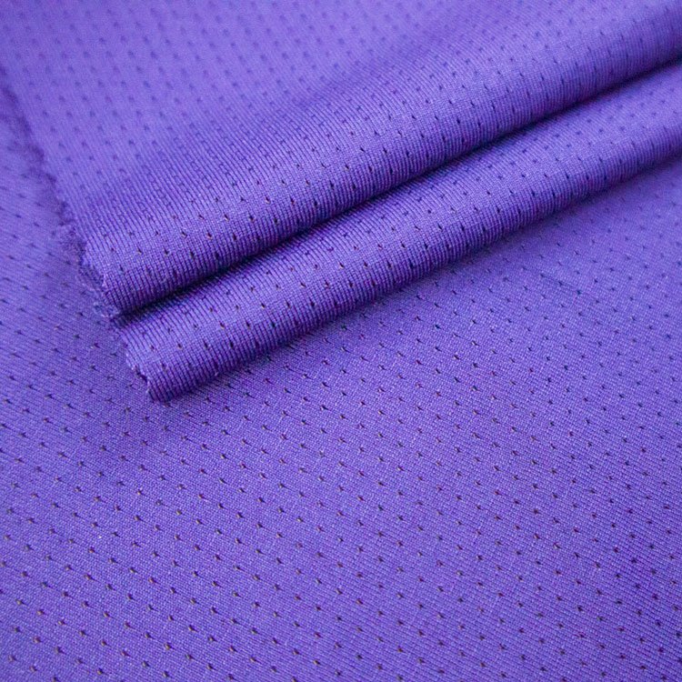 High quality small hole mesh fabric polyester spandex mesh lining fabric for sportswear