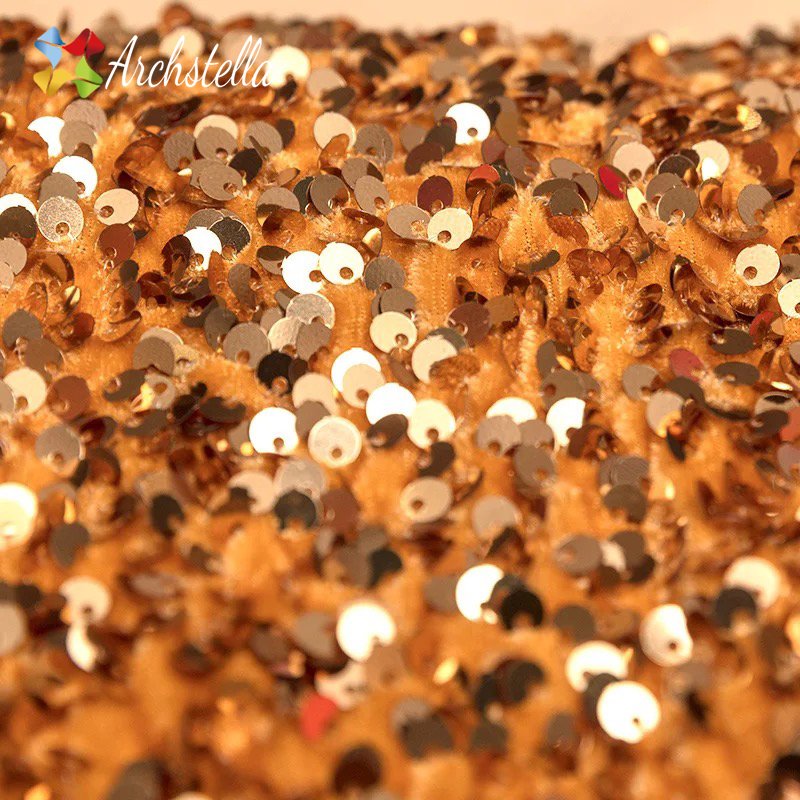 Wholesale Stock 5mm Shiny Muli-color Sequin Velvet Fabric for Party Dress