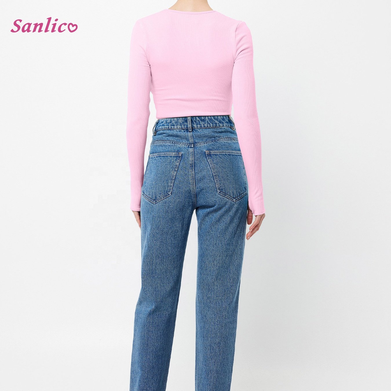 Women's 2024 Fall Long Sleeve Henley T Shirts Button Ribbed Knit Slim Fit Casual Basic Tops Blouse