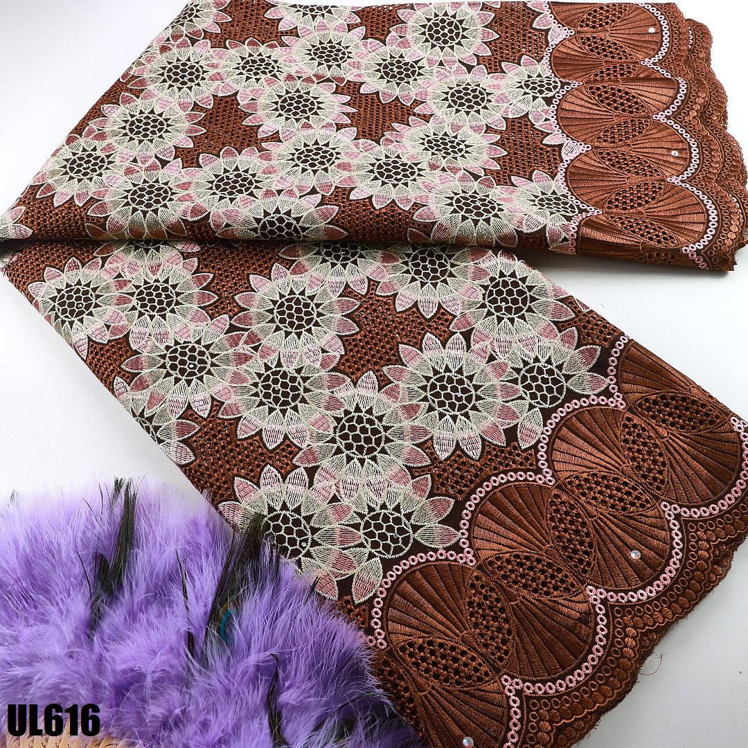 2024 Newest and Advanced Technology with Good Price Nigerian Embroidery Fabric