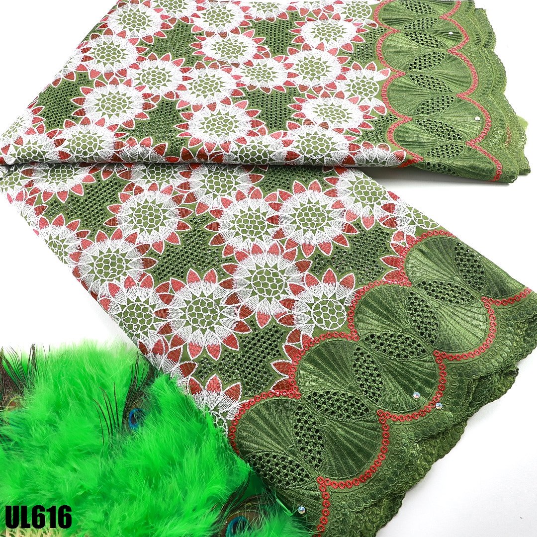 2024 Newest and Advanced Technology with Good Price Nigerian Embroidery Fabric
