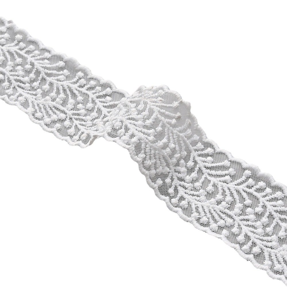 Ivory Stitching Lace Ribbon Wedding Party Craft Clothing Sewing Fabric Diy Handmade Accessories