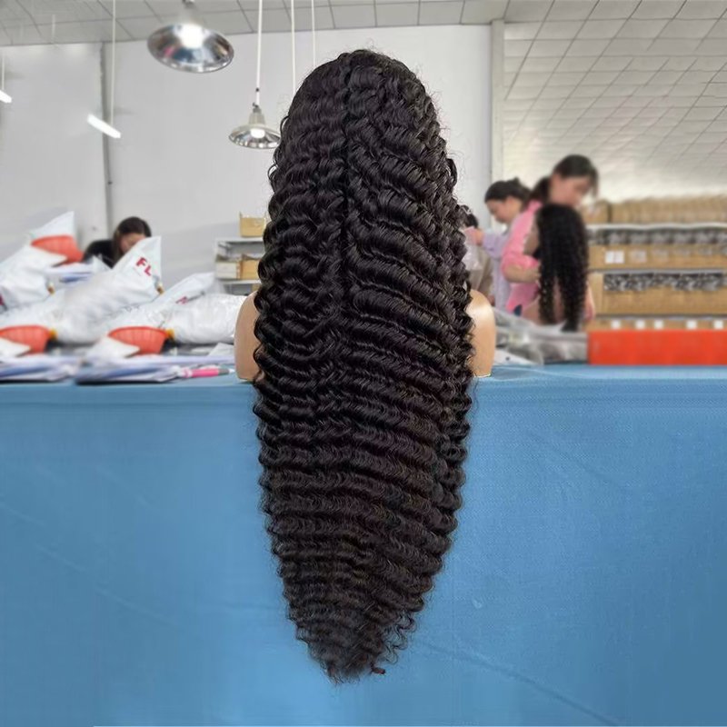 30 Inch Hd Deep Wave Lace Frontal Wig 40 Inch Deep Wave 13x4 Lace Front Wig 250 Density Vietnam Deep Wave Wigs for Black Women