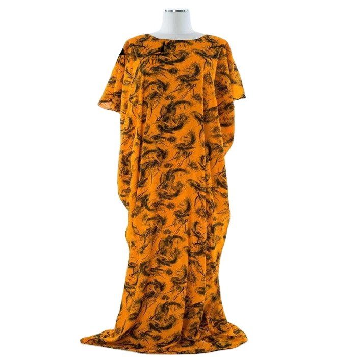 Hot Sale 30s 100%Spun Rayon Discharge Print Fabric Rayon Challis Discharge Printing Woven Plain Fabric For Somalia Bati Dress