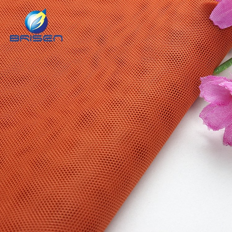 6430 Polyester Hexagonal Tulle Textile Mesh Fabric For Dresses, Underwear, Embroidery
