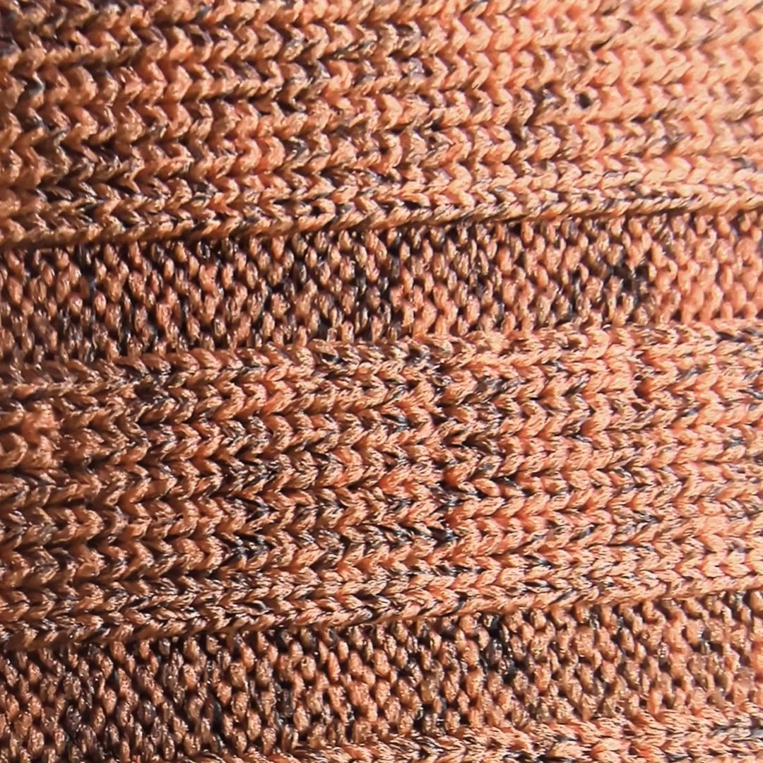 Melange Knit Nylon Rayon Polyester Elastane Weft Knitted Rib Fabric For Clothes