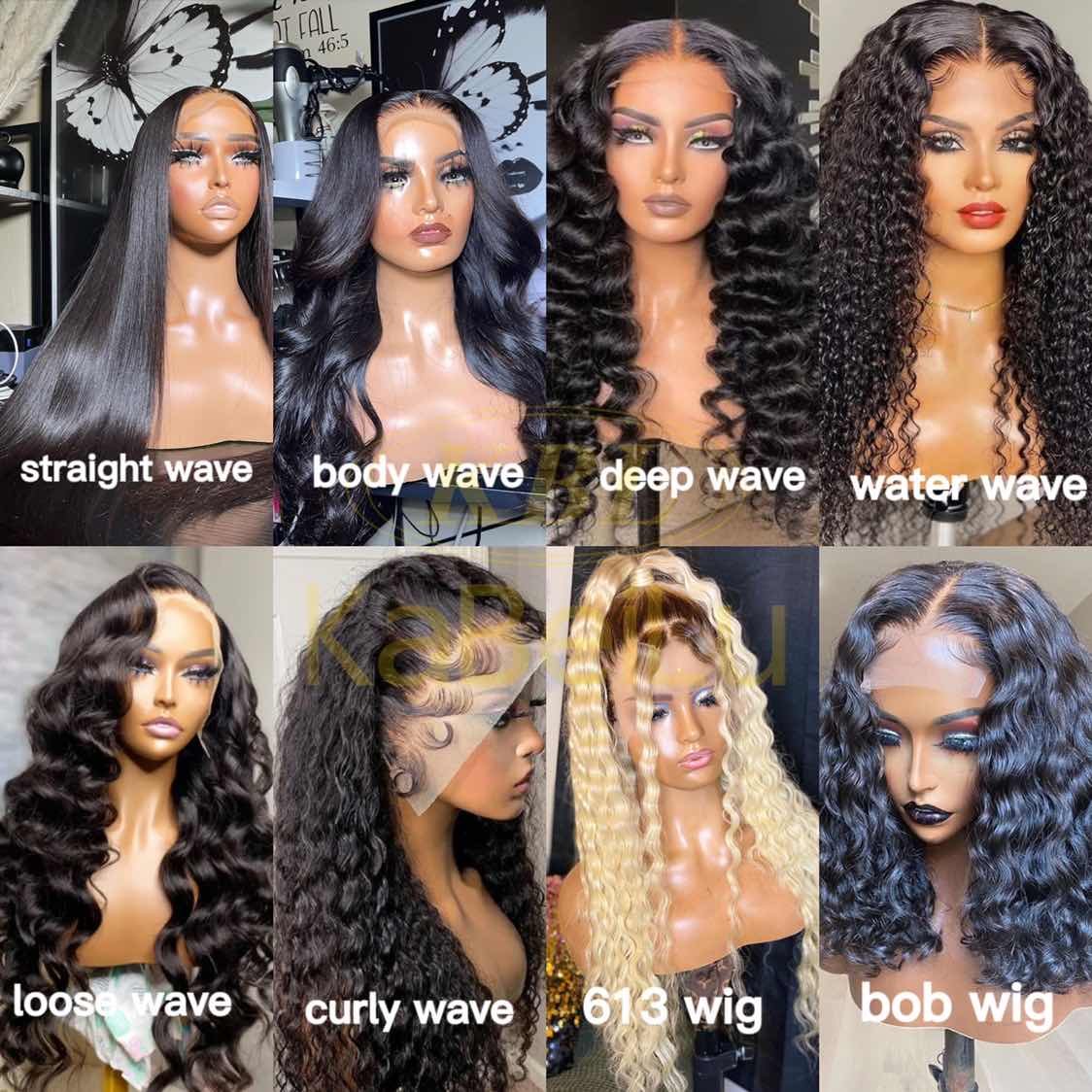KBL 50inch Body Wave Human Hair Full Lace Wigs Pre Plucked Hairline Vrigin Brazilian Hair 13*6 HD Lace Front Wig 30 Long 5A