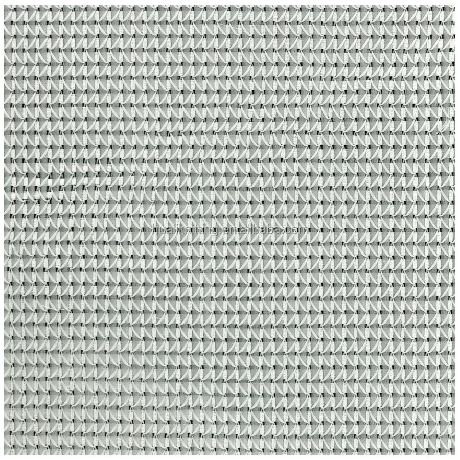 Polyester warp knitted fabric for manufacturing of PVC mesh banner