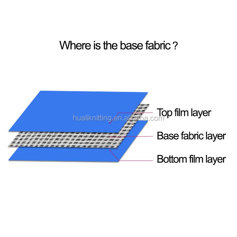 Polyester warp knitted fabric for manufacturing of PVC mesh banner