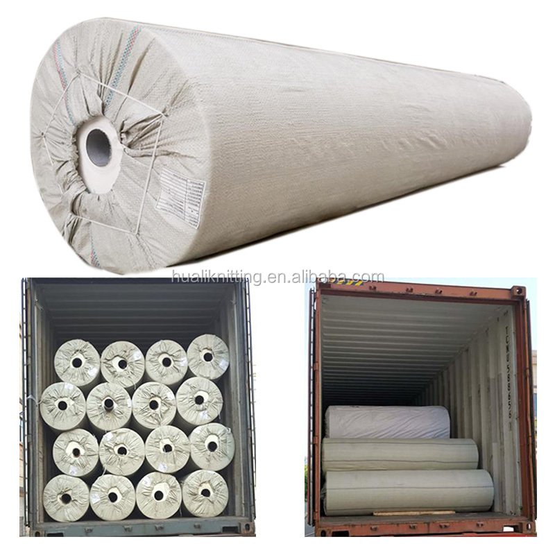 Polyester warp knitted fabric for manufacturing of PVC mesh banner