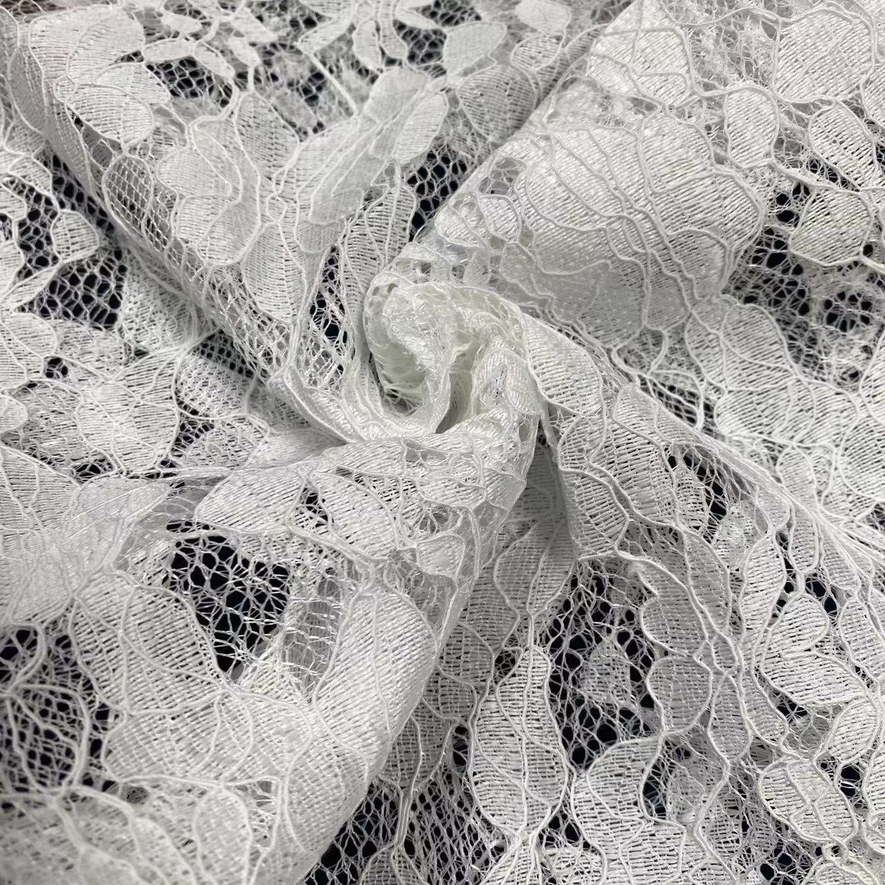 100% polyester lace fabric,Flower lace embroidery fabric,wedding dress lace fabric for women ,Soft ,Multi-color custom,wholesale