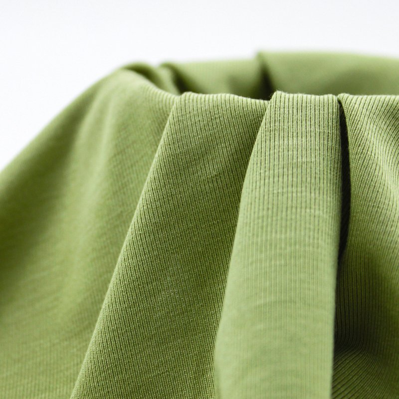 Eco cosy brand degradable 92% rayon 8% spandex jersey rib fabric for kids clothes