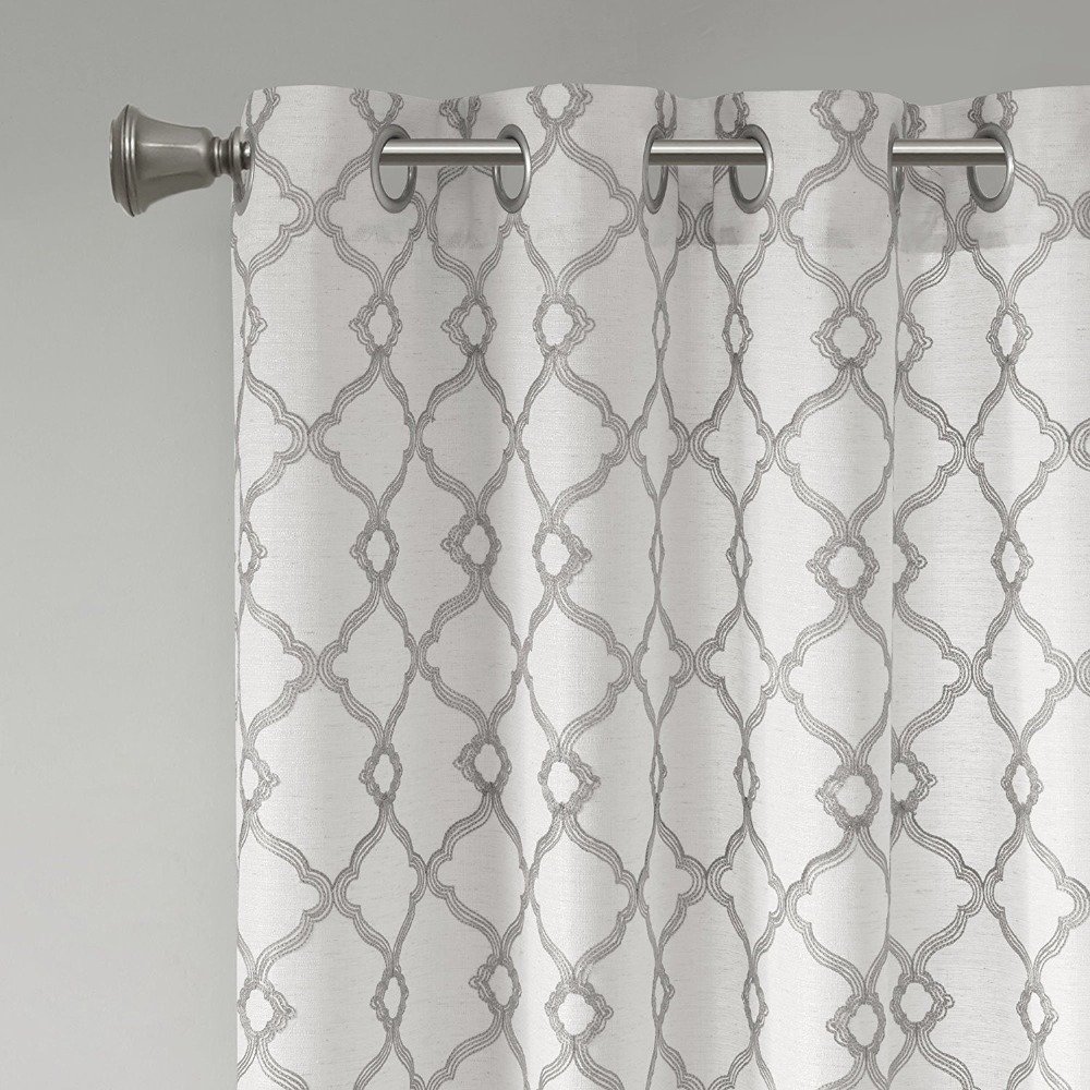 embroidery custom made decoration curtain fabric