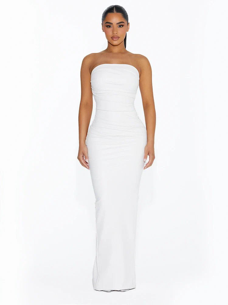 Custom Dress For Women Modal Cotton Rib Casual Dresses Women Elegant Soft Lounge Mermaid Bodycon Long Maxi Women's Dress