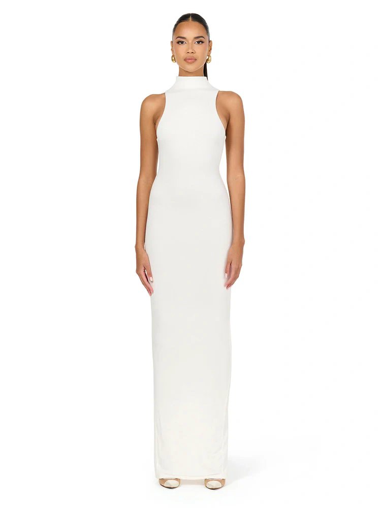 Custom Dress For Women Modal Cotton Rib Casual Dresses Women Elegant Soft Lounge Mermaid Bodycon Long Maxi Women's Dress