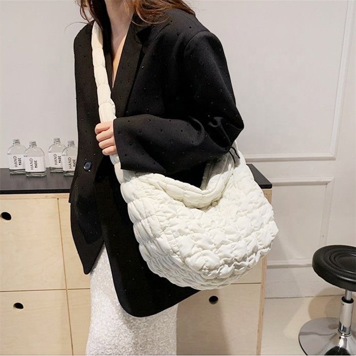Waterproof High Density Matte Embroidery Pleated Quilt Padded Sponge Polyester Fabric For Luggage Bags Backpacks Handbags