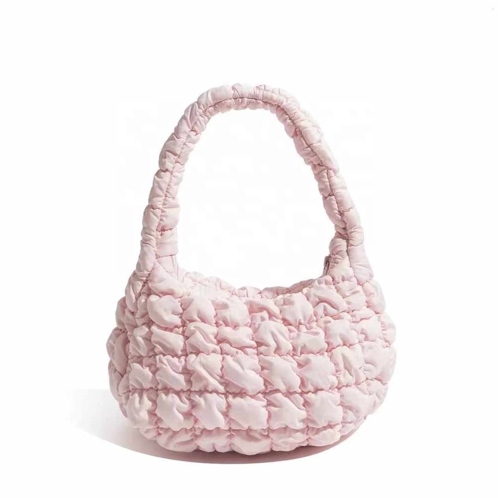 Waterproof High Density Matte Embroidery Pleated Quilt Padded Sponge Polyester Fabric For Luggage Bags Backpacks Handbags