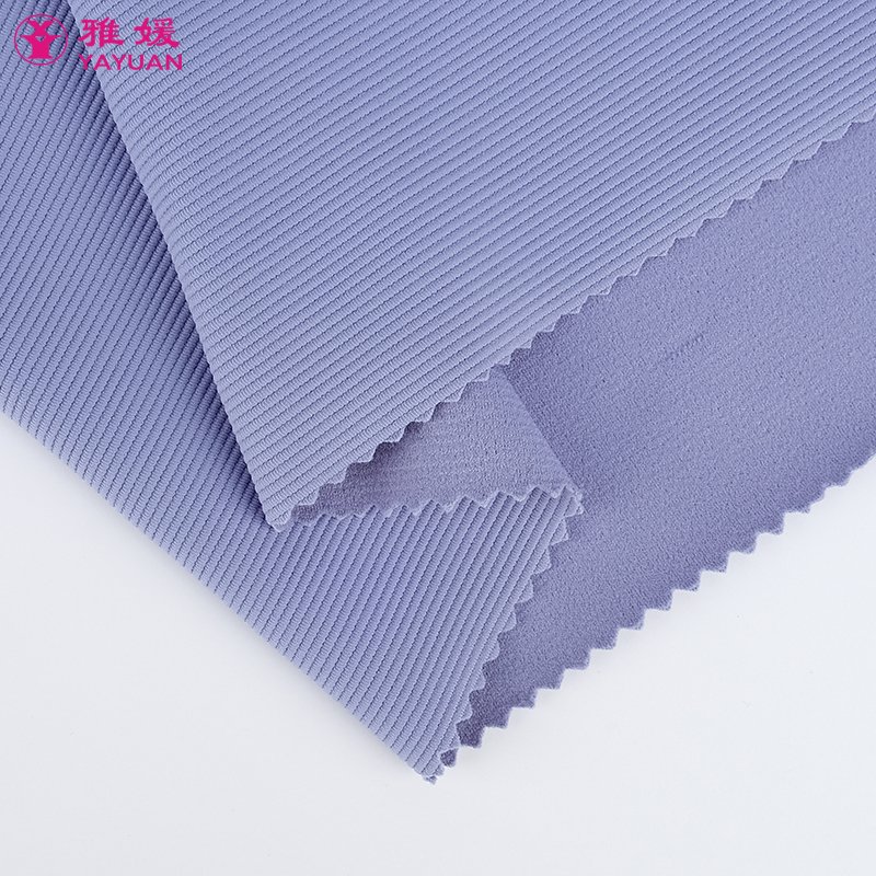 Good Quality 4 Way Stretch Ribbed Nylon 26 Spandex 74 Yoga Clothes Sportswear Shapewear Fabric Nylon Spandex Fabric