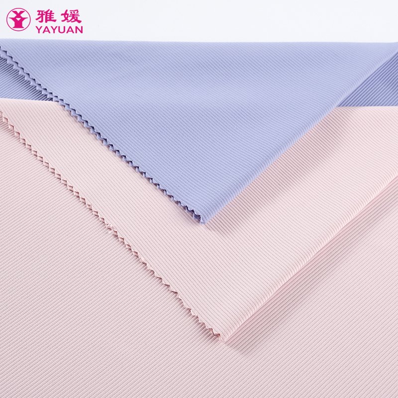 Good Quality 4 Way Stretch Ribbed Nylon 26 Spandex 74 Yoga Clothes Sportswear Shapewear Fabric Nylon Spandex Fabric