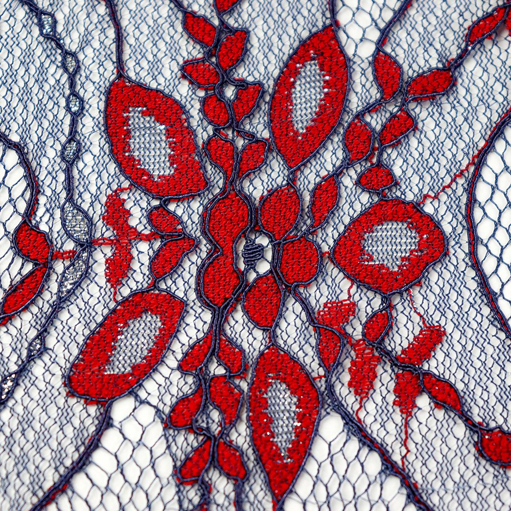 Manufacture French Lace Fabric Cotton Nylon Embroidery Lace Fabric For Women Dress