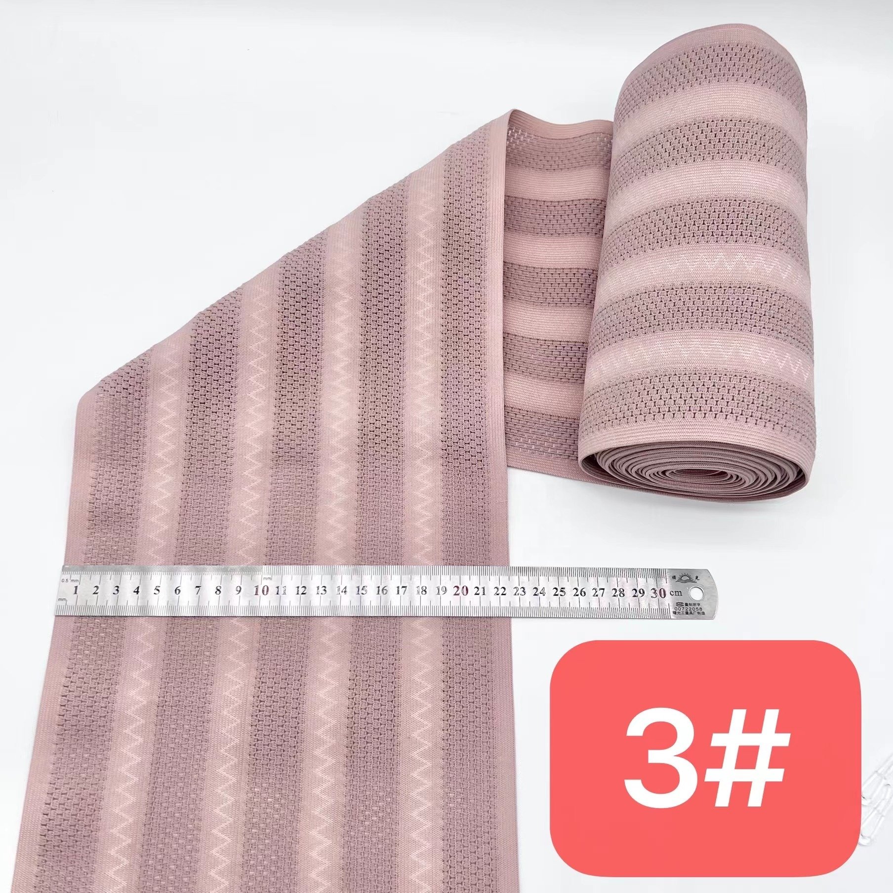 Jiarongfa Factory customized 6cm Women's Waist Abdominal Belt High Elastic Medical Crochet Knitted Belt for Fitness Shaping Belt