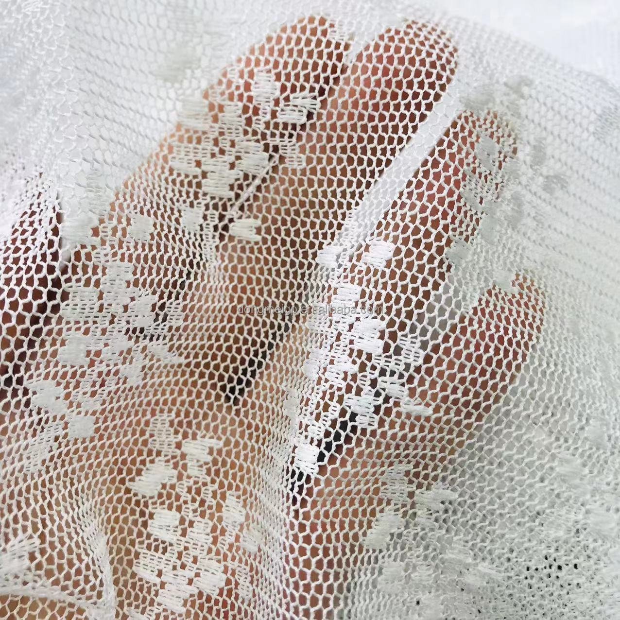 soft tulle polyester mesh fabric girls women's wedding dress toys garment ingredient mesh embroidery fabric