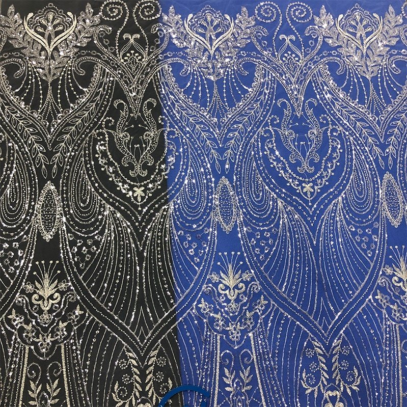 Bridal Gown Embroidery Fabric Cord Wedding Dress Lace
