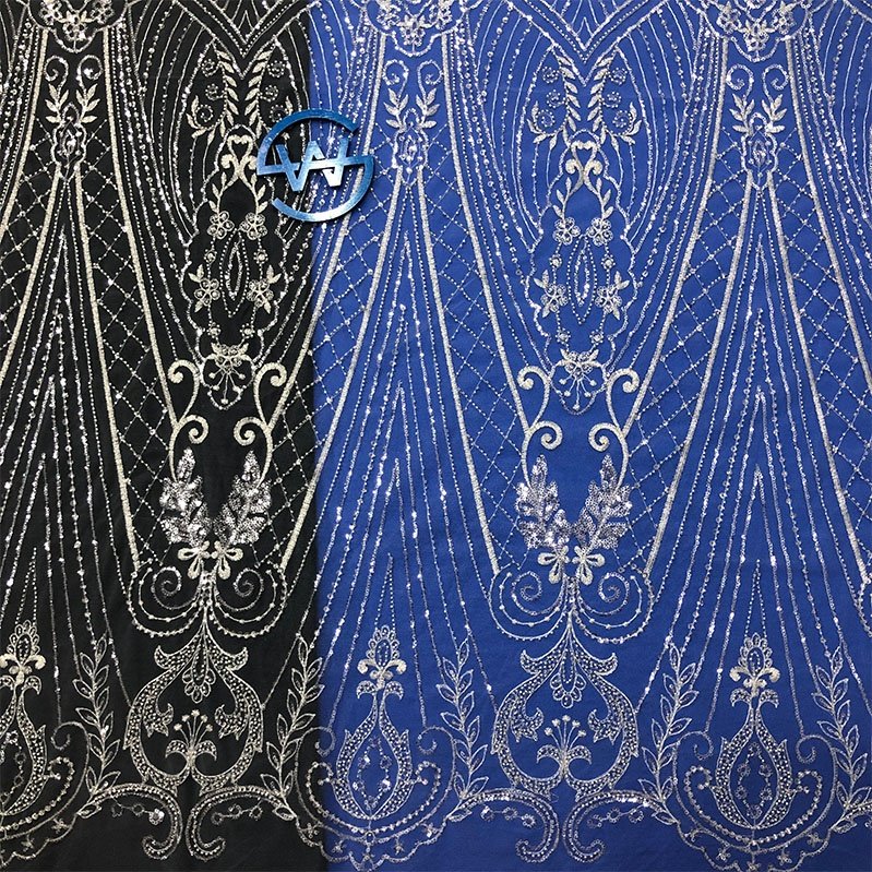 Bridal Gown Embroidery Fabric Cord Wedding Dress Lace