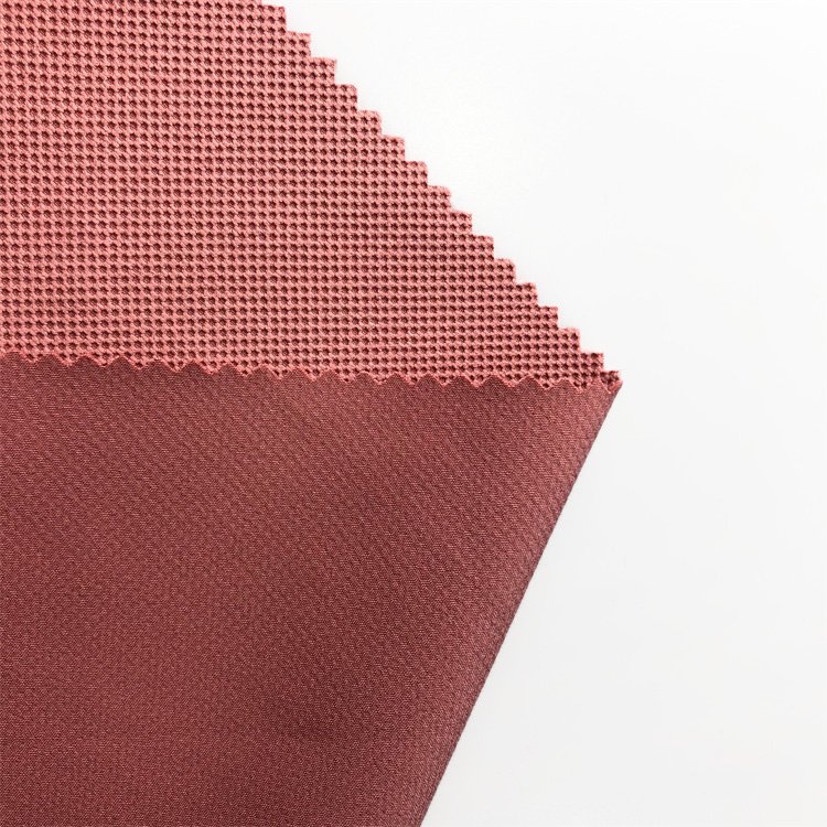 Polyester spandex Ripstop backside woven rib knit fabric for mountaineering pants