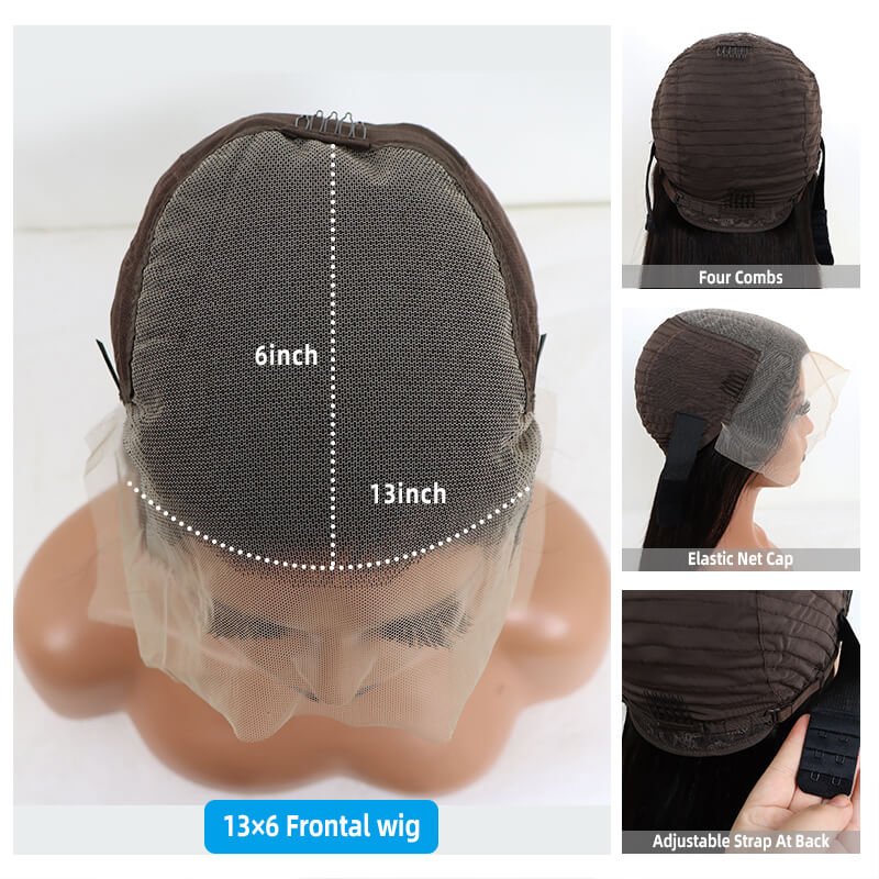 13x6 Water Wave Lace Front Human Hair Wig Wholesale Ready to Be Shipped Wigs for Black Women 10 to 34 Inch Natural Color Wigs