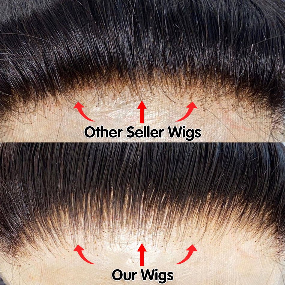 150% 180% Density HD Full lace Human Hair Wig,Glueless Full HD Lace wig,Natural Virgin Human Hair Lace Front Wig for Black Women