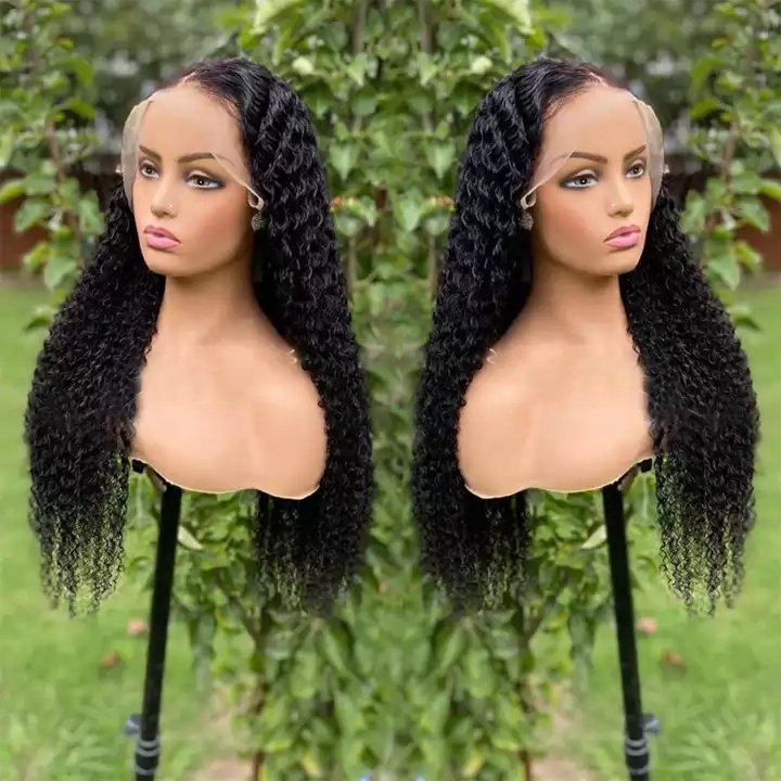 Wholesale Water Wave Virgin Hair 13*4Full Lace Human Hair Wig Brazilian Human Hair HD Lace Front Wigs For Black Women