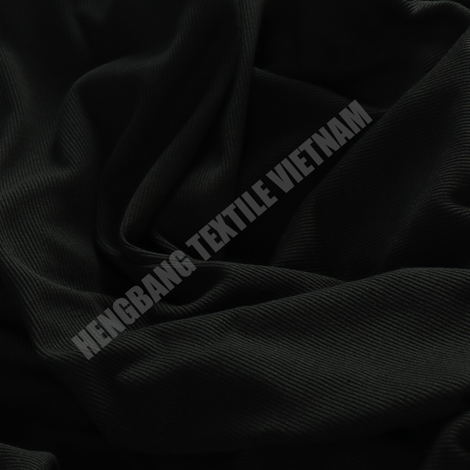 High quality recycled cotton polyester spandex 2x2 ribbed fabric for knitted cuffs and neckline