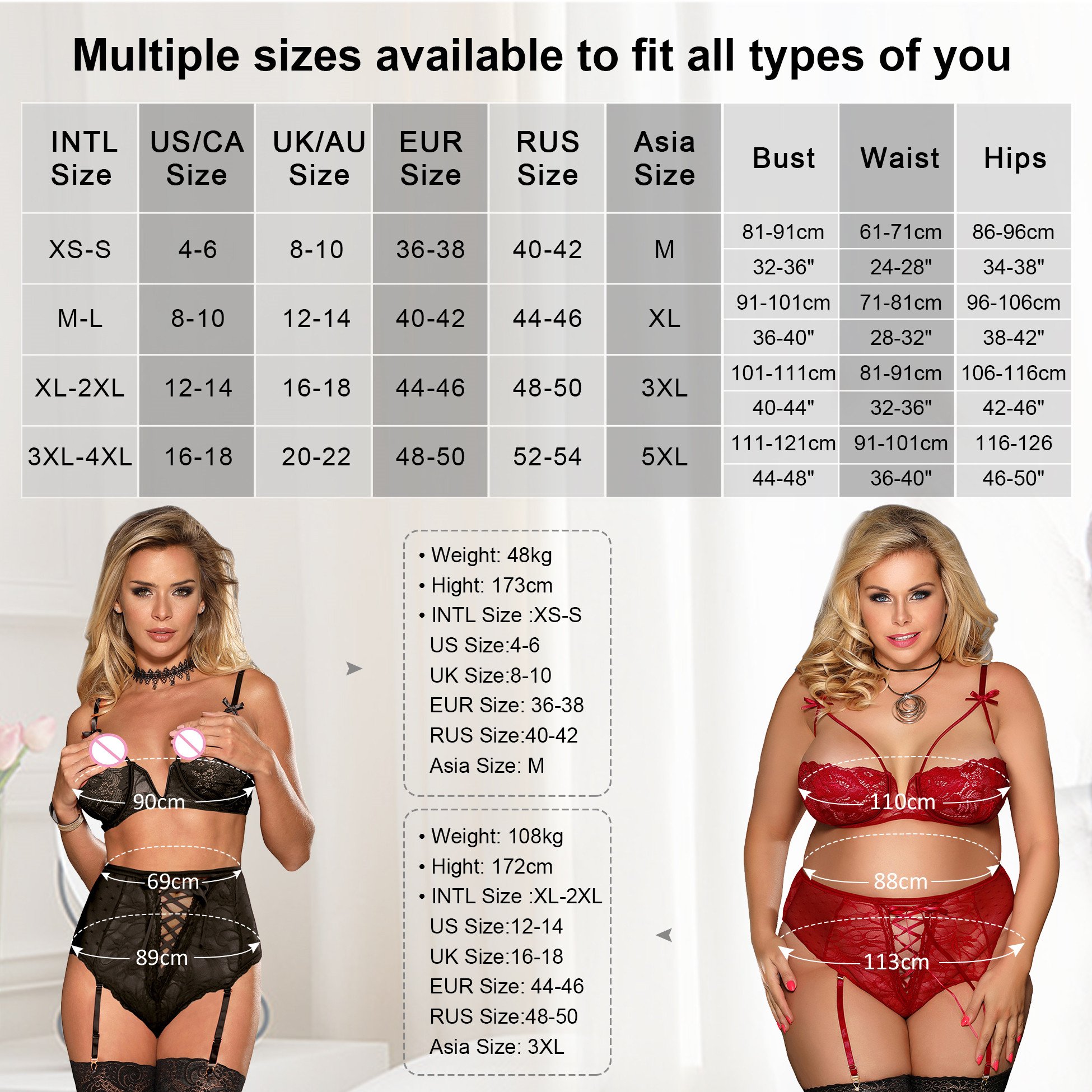 Private Label Design Bra and Panties Set Garter Transparent Floral Lace Hollow Out Sexy Lingerie Plus Size Women's Underwear Set