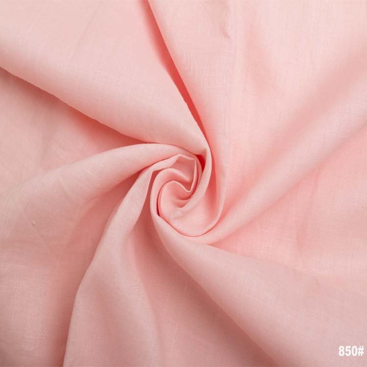 soft natural woven pure ramie fiber 100% ramie fabric factory in stock solid color textile for making women dress shirts