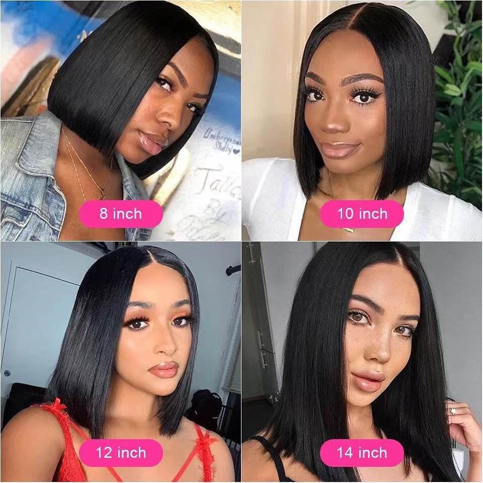 Ombre Dark Roots Brown T1B/30 Colored Brazilian Virgin Lace Front Closure raw Short Bob Wigs Human Hair Lace Front wig