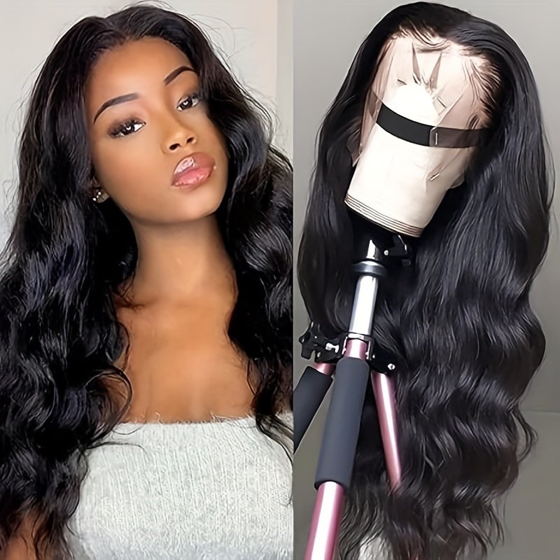 Body Wave 13x4 13x6 Transparent Lace Front Human Hair Wigs For Women Pre Pluck HD Lace Wig Curly Lace Front Wigs Human Hair