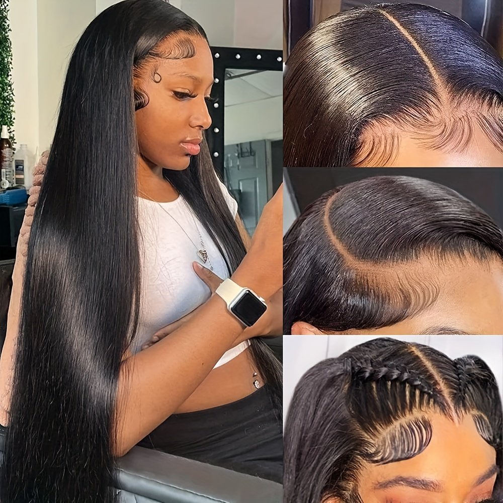 Body Wave 13x4 13x6 Transparent Lace Front Human Hair Wigs For Women Pre Pluck HD Lace Wig Curly Lace Front Wigs Human Hair