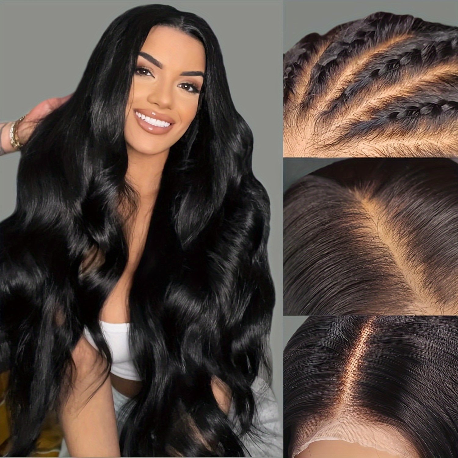 Body Wave 13x4 13x6 Transparent Lace Front Human Hair Wigs For Women Pre Pluck HD Lace Wig Curly Lace Front Wigs Human Hair