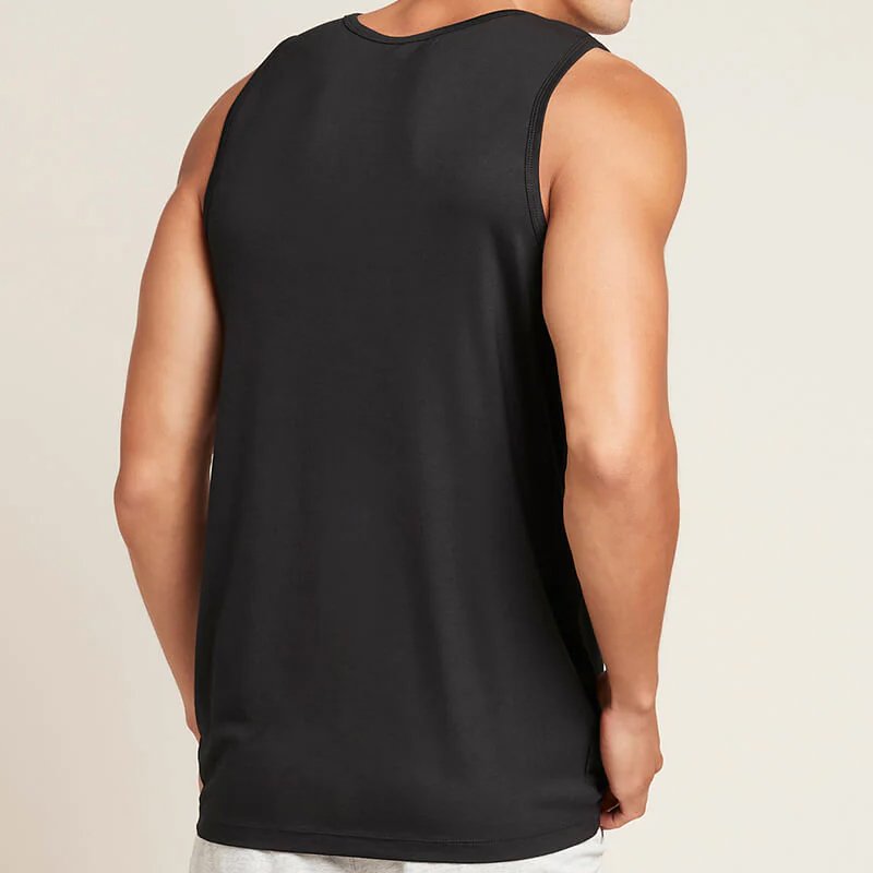 Men's Singlet bamboo jersey tank top for men custom Sleeveless tshirts organic Mens Shirts Loose Yoga Tank Top