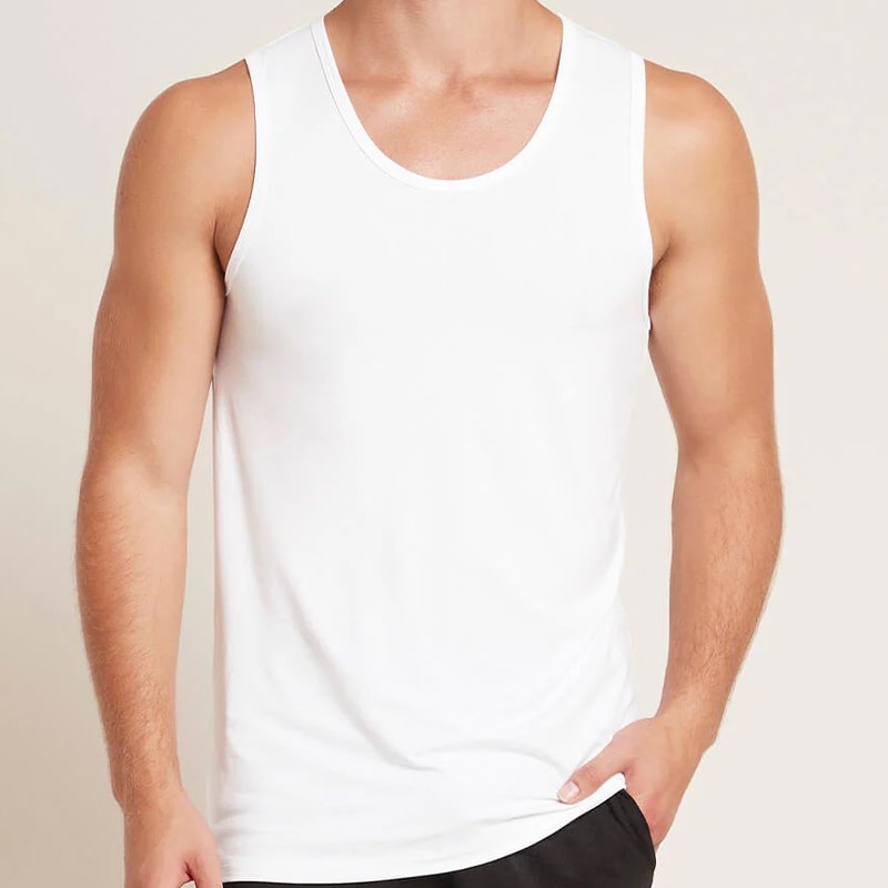 Men's Singlet bamboo jersey tank top for men custom Sleeveless tshirts organic Mens Shirts Loose Yoga Tank Top