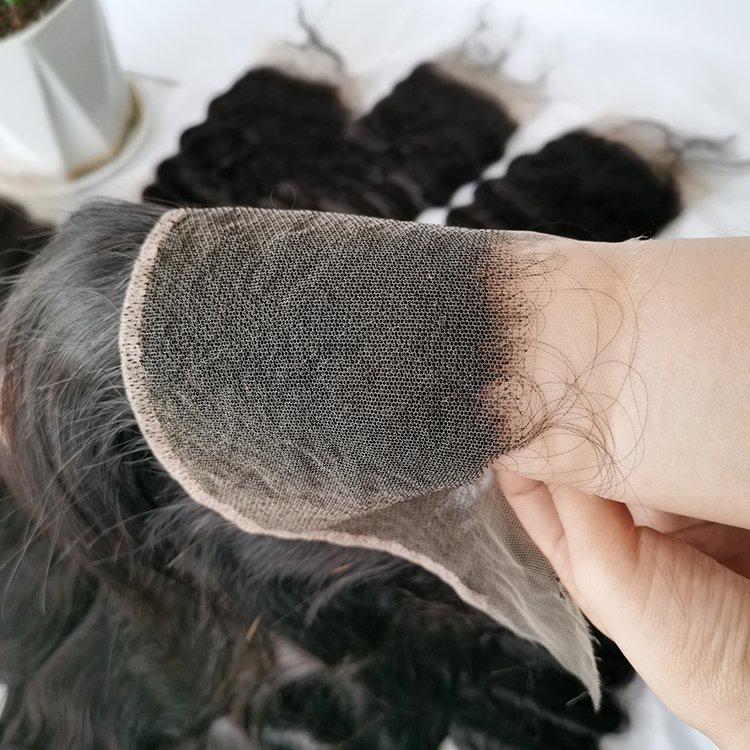 Free Part Swiss 4x4 5x5 6x6 13x4 13x6 Lace Closure with Baby Hair Pre Pluck Lace Front Human Hair Wig Peruvian Hair Vendors