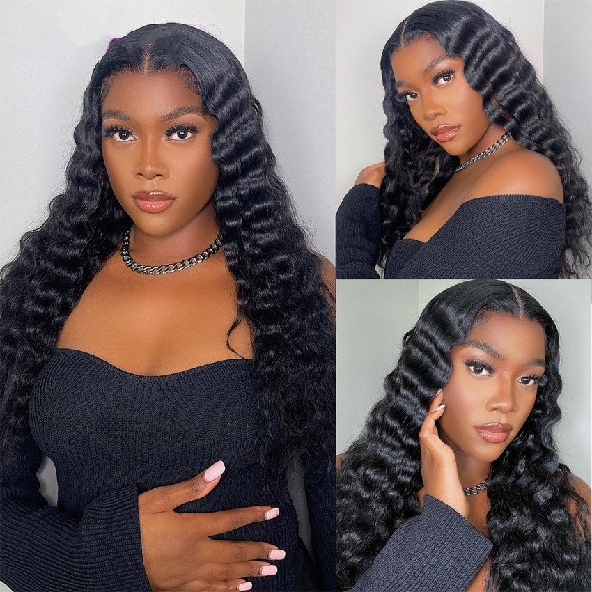 Real Human Hair Black Friday Sales New Product Pre Plucked Transparent Hd Full Lace