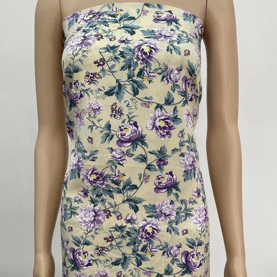 Accept Custom Designs Digital Printing Liberty London Fabric Cotton Lawn Custom Floral Tana Lawn Cotton Fabric For Dress