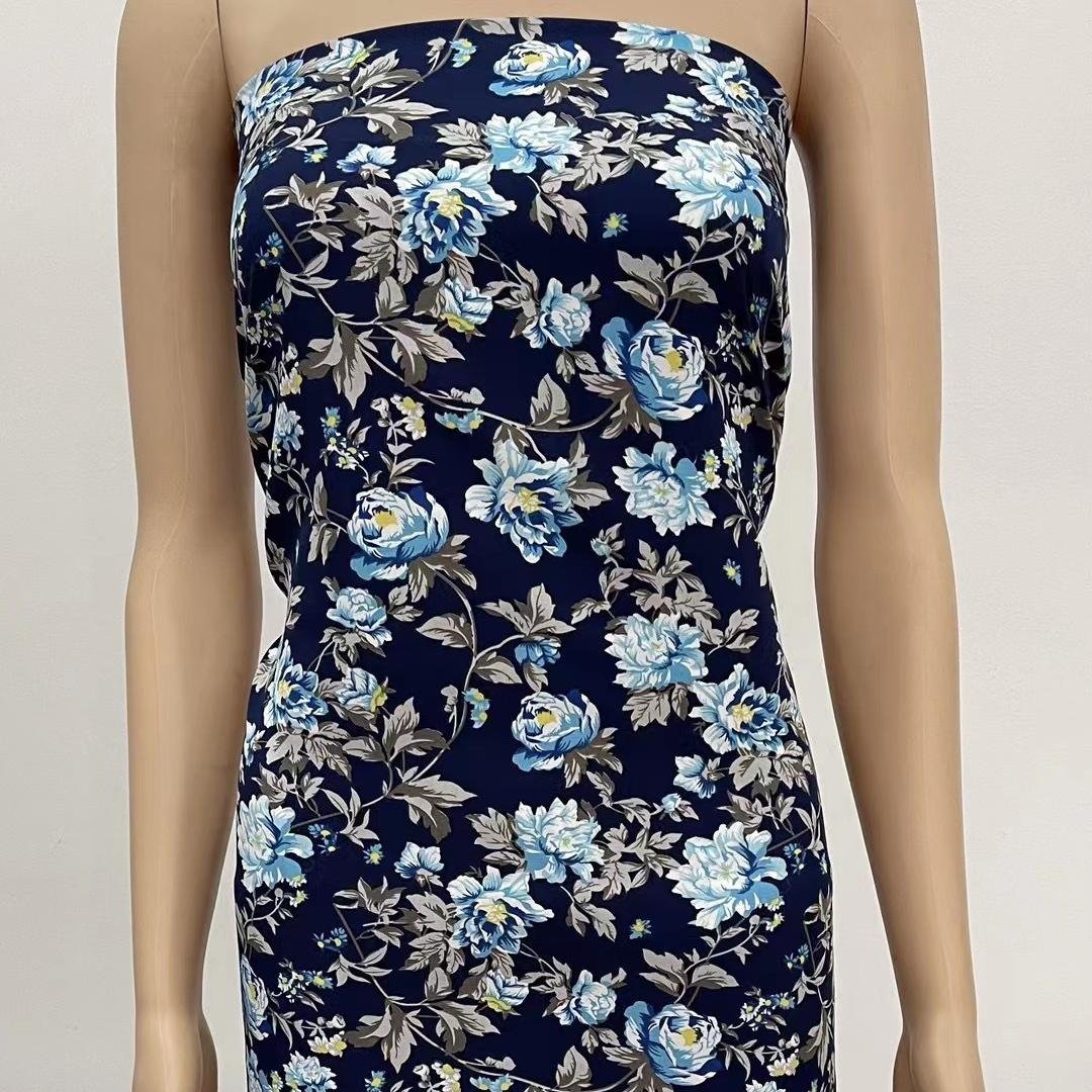 Accept Custom Designs Digital Printing Liberty London Fabric Cotton Lawn Custom Floral Tana Lawn Cotton Fabric For Dress