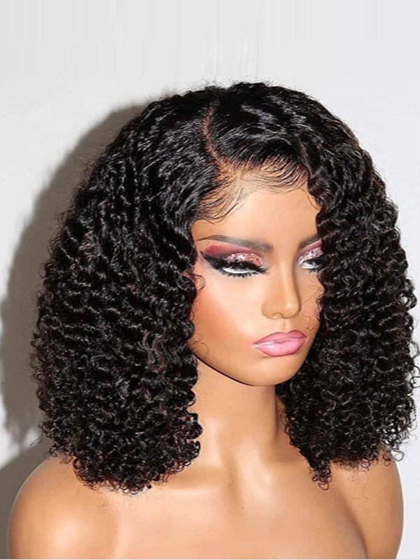 Real 9x6 HD Lace Wig Curly Virgin Indian Human Hair With Pre-plucked Hairline 150% Density Remy Hair
